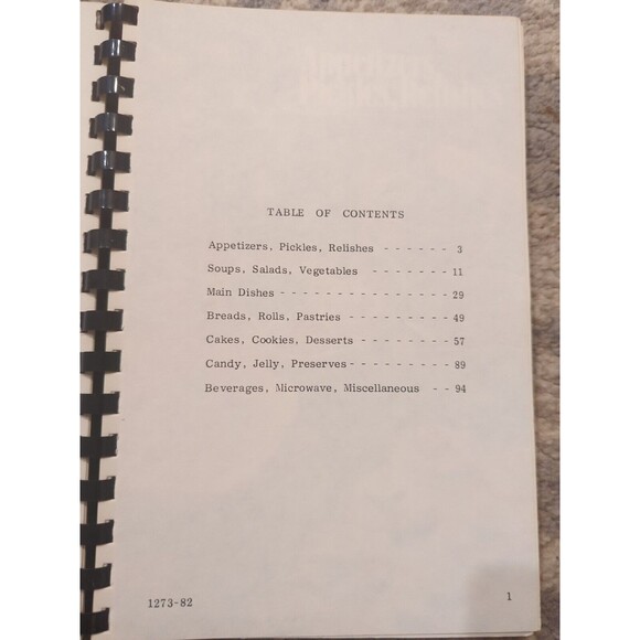 Oak Grove Moravian Church Cookbook Spiral Vintage 1982 Winston-Salem, NC - Picture 7 of 13